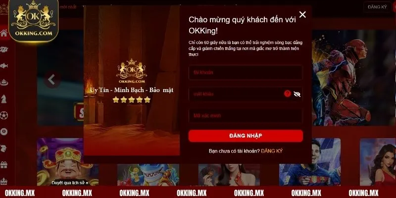 Nắm các lỗi đăng nhập OKKing và cách khắc phục để tránh gián đoạn giải trí 